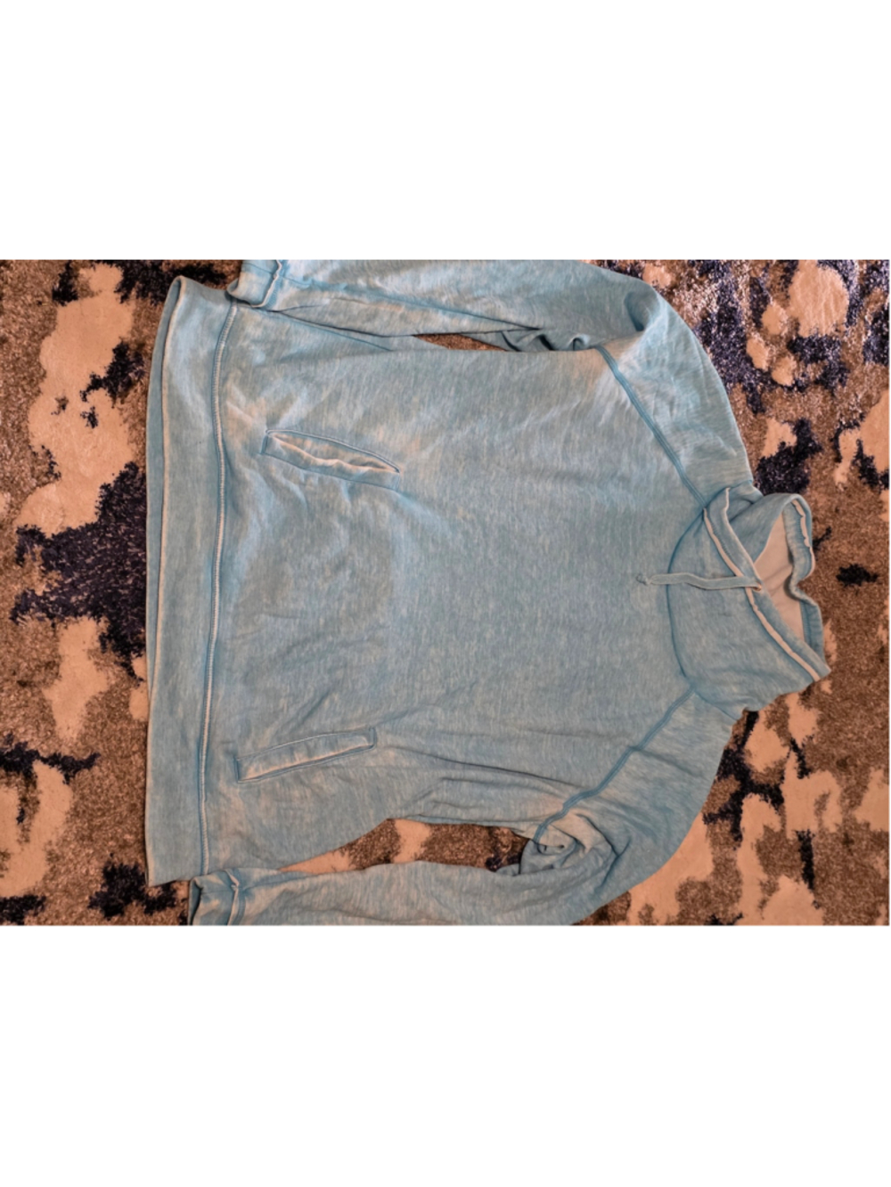 Womens xxl green tea pull over hoodie